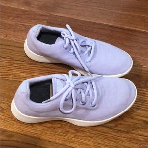 All birds purple running shoe